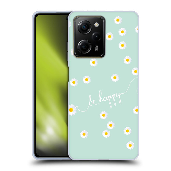 Monika Strigel Happy Daisy Mint Soft Gel Case for Xiaomi Redmi Note 12 Pro 5G