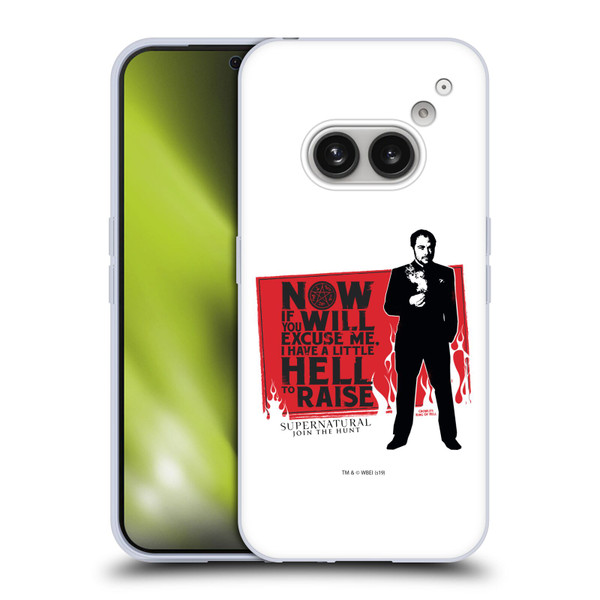 Supernatural Graphic Sam, Dean & Castiel Soft Gel Case for Nothing Phone (2a)