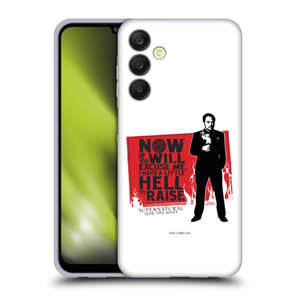 Supernatural Graphic Sam, Dean & Castiel Soft Gel Case for Samsung Galaxy A25 5G