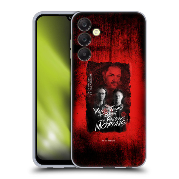 Supernatural Graphic Castiel Soft Gel Case for Samsung Galaxy A25 5G