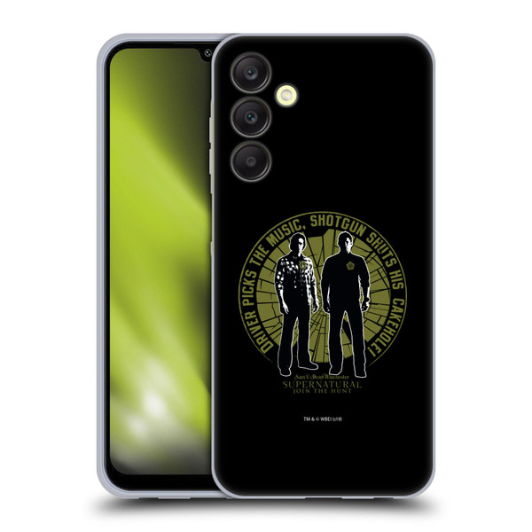 Supernatural Graphic Sam & Dean Soft Gel Case for Samsung Galaxy A25 5G