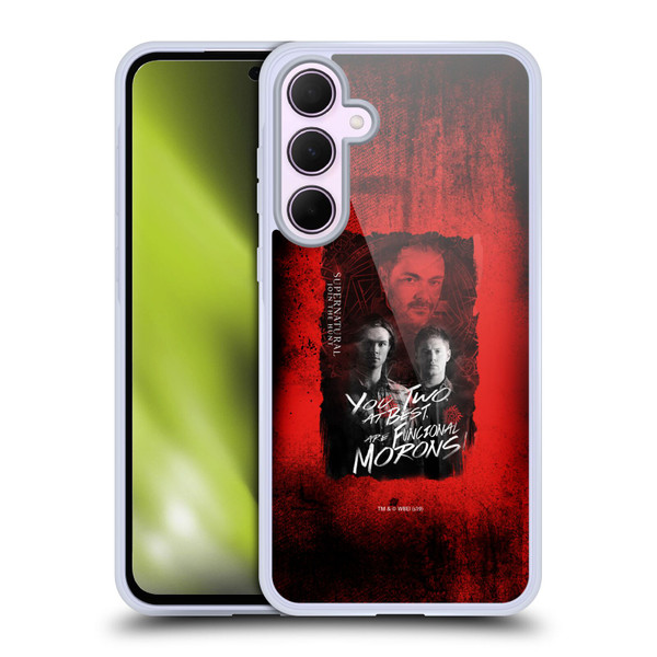 Supernatural Graphic Castiel Soft Gel Case for Samsung Galaxy A35 5G
