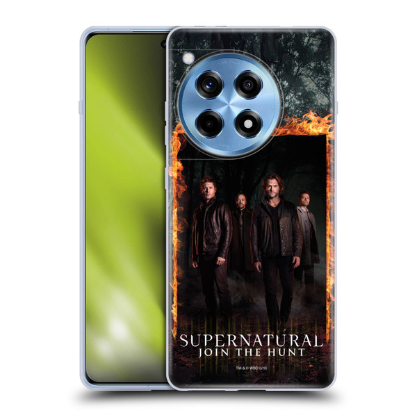 Supernatural Key Art Sam, Dean, Castiel & Crowley Soft Gel Case for OnePlus 12R