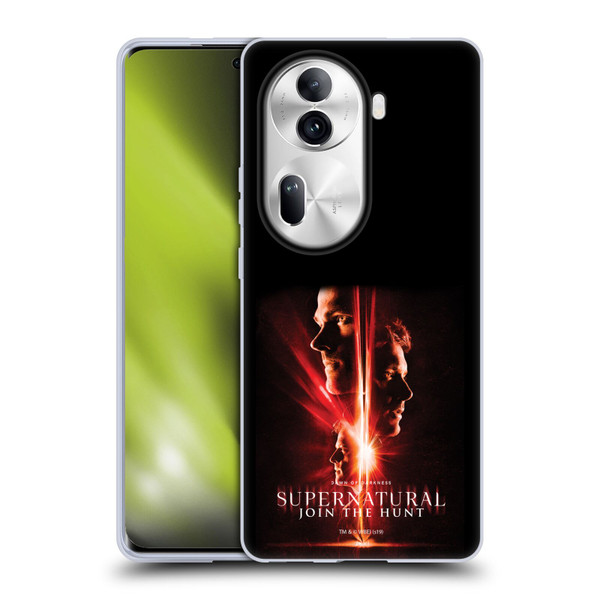 Supernatural Key Art Sam, Dean & Castiel Soft Gel Case for OPPO Reno11 Pro