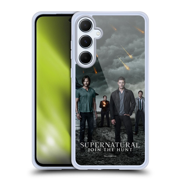 Supernatural Key Art Season 12 Group Soft Gel Case for Samsung Galaxy A55 5G