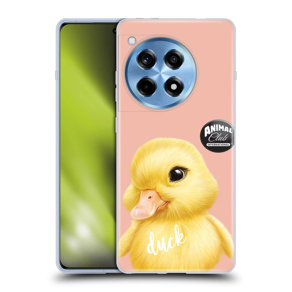 Animal Club International Faces Duck Soft Gel Case for OnePlus 12R