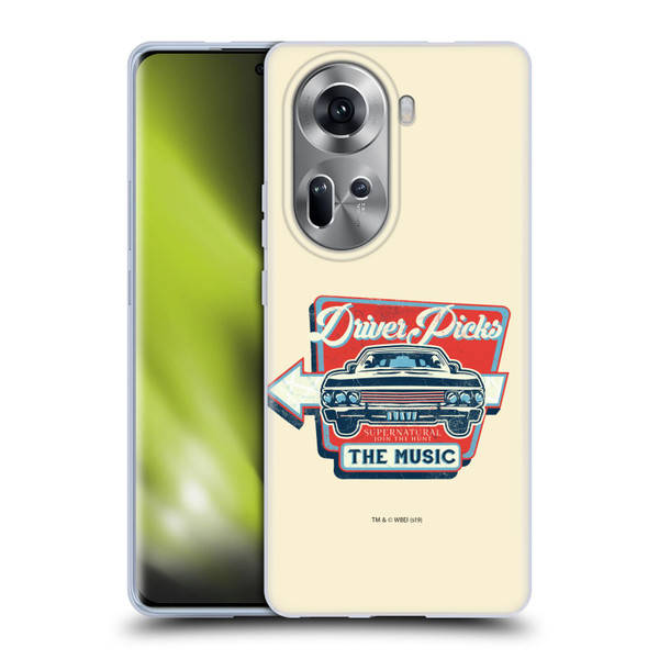 Supernatural Vectors Driver Picks Soft Gel Case for OPPO Reno11