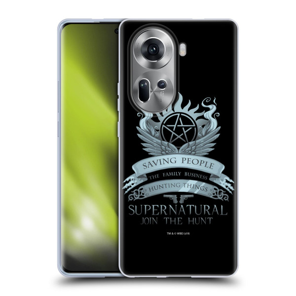 Supernatural Vectors Saving People Logo Soft Gel Case for OPPO Reno11