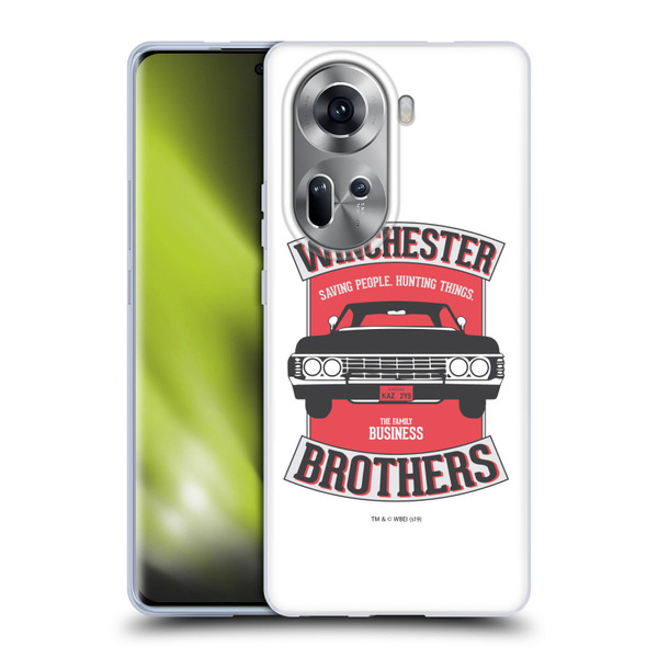 Supernatural Vectors Winchester Brothers 2 Soft Gel Case for OPPO Reno11