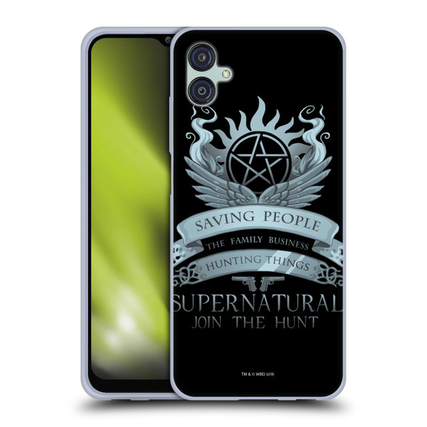Supernatural Vectors Saving People Logo Soft Gel Case for Samsung Galaxy M04 5G / A04e