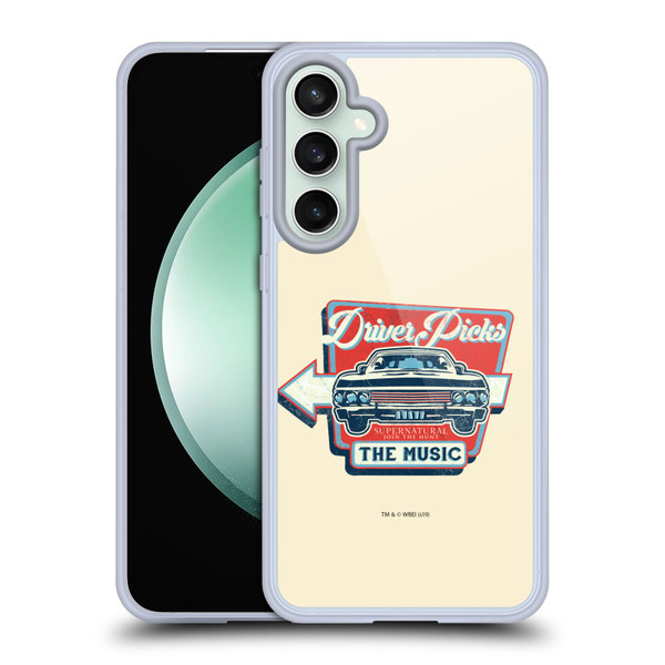 Supernatural Vectors Driver Picks Soft Gel Case for Samsung Galaxy S23 FE 5G