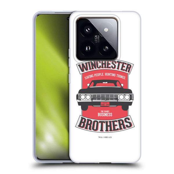 Supernatural Vectors Winchester Brothers 2 Soft Gel Case for Xiaomi 14 Pro