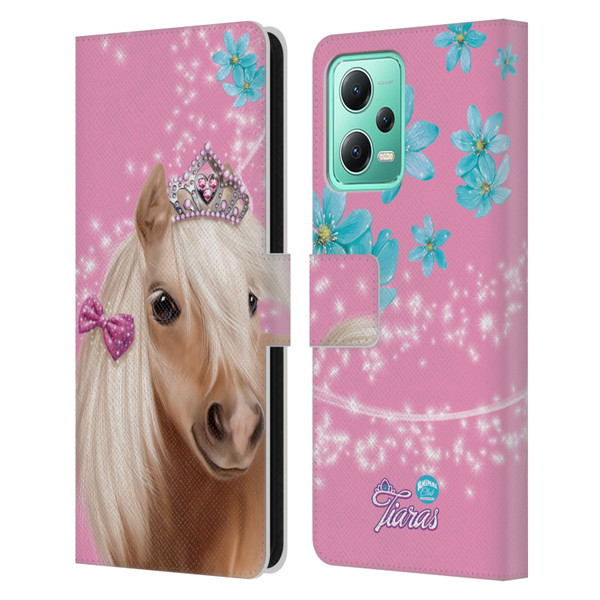 Animal Club International Royal Faces Horse Leather Book Wallet Case Cover For Xiaomi Redmi Note 12 5G