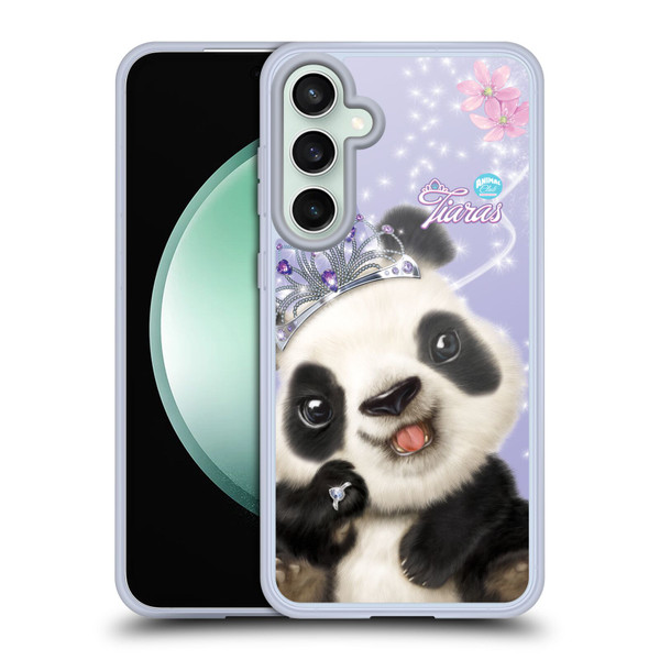 Animal Club International Royal Faces Panda Soft Gel Case for Samsung Galaxy S23 FE 5G