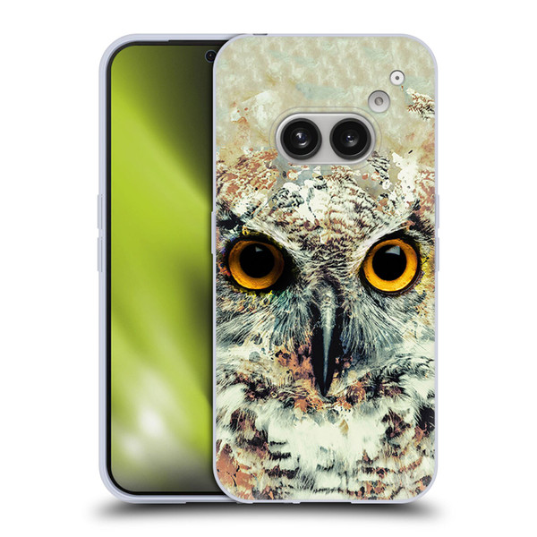 Riza Peker Animals Owl II Soft Gel Case for Nothing Phone (2a)