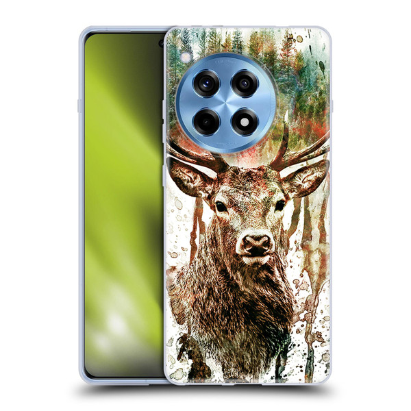 Riza Peker Animals Deer Soft Gel Case for OnePlus 12R