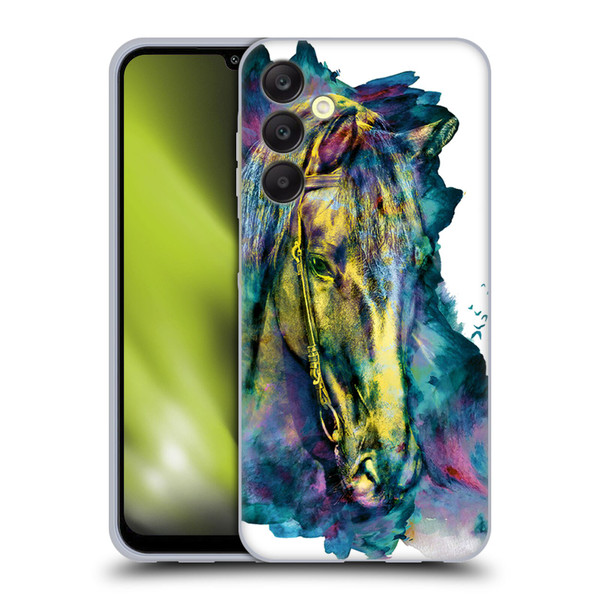 Riza Peker Animals Horse Soft Gel Case for Samsung Galaxy A25 5G