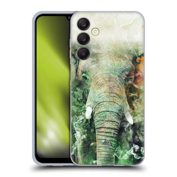 Riza Peker Animals Elephant Soft Gel Case for Samsung Galaxy A25 5G