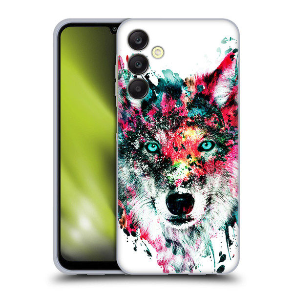 Riza Peker Animals Wolf Soft Gel Case for Samsung Galaxy A25 5G