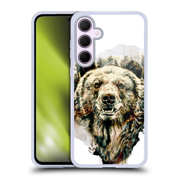 Riza Peker Animals Bear Soft Gel Case for Samsung Galaxy A35 5G