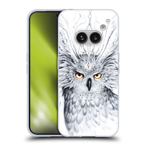 Jonas "JoJoesArt" Jödicke Wildlife Owl Soft Gel Case for Nothing Phone (2a)