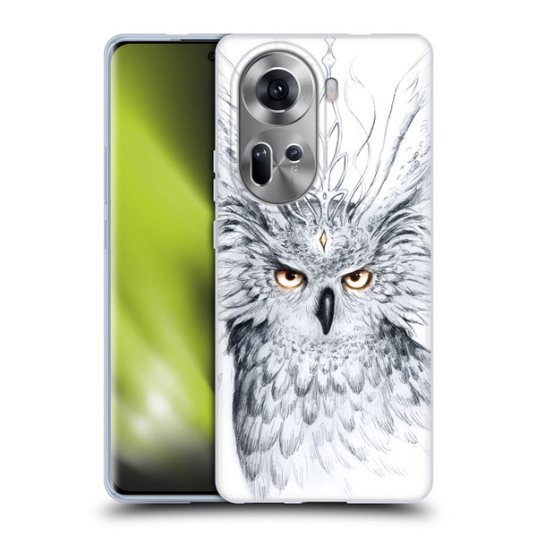 Jonas "JoJoesArt" Jödicke Wildlife Owl Soft Gel Case for OPPO Reno11