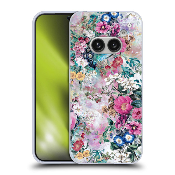 Riza Peker Florals Birds Soft Gel Case for Nothing Phone (2a)