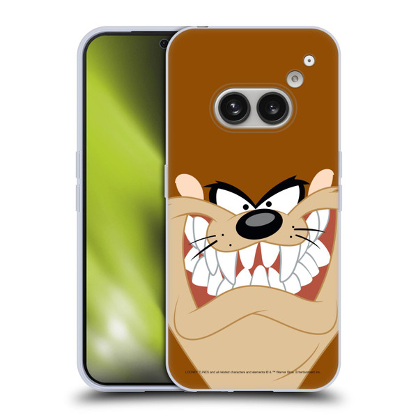 Looney Tunes Full Face Tasmanian Devil Soft Gel Case for Nothing Phone (2a)