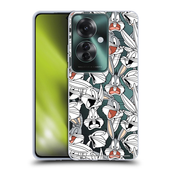 Looney Tunes Patterns Bugs Bunny Soft Gel Case for OPPO Reno11 F 5G / F25 Pro 5G