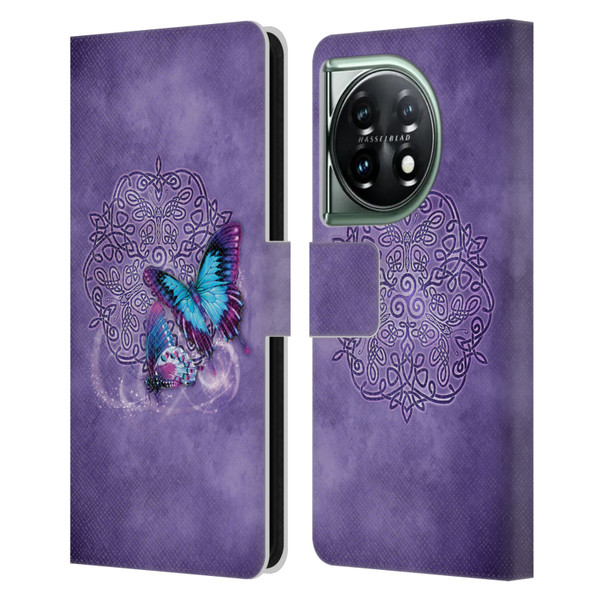 Brigid Ashwood Celtic Wisdom Butterfly Leather Book Wallet Case Cover For OnePlus 11 5G