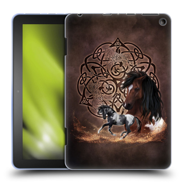 Brigid Ashwood Celtic Wisdom Horse Soft Gel Case for Amazon Fire HD 8/Fire HD 8 Plus 2020