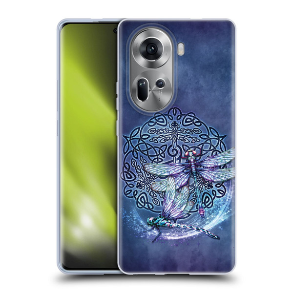 Brigid Ashwood Celtic Wisdom Dragonfly Soft Gel Case for OPPO Reno11