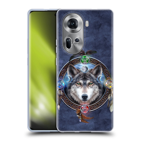 Brigid Ashwood Celtic Wisdom Wolf Guide Soft Gel Case for OPPO Reno11