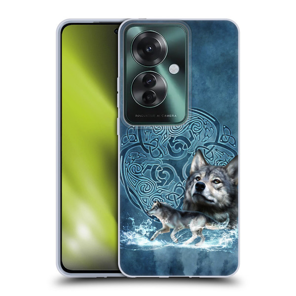 Brigid Ashwood Celtic Wisdom Wolf Soft Gel Case for OPPO Reno11 F 5G / F25 Pro 5G