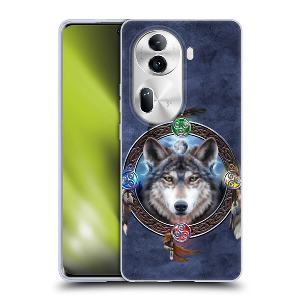 Brigid Ashwood Celtic Wisdom Wolf Guide Soft Gel Case for OPPO Reno11 Pro