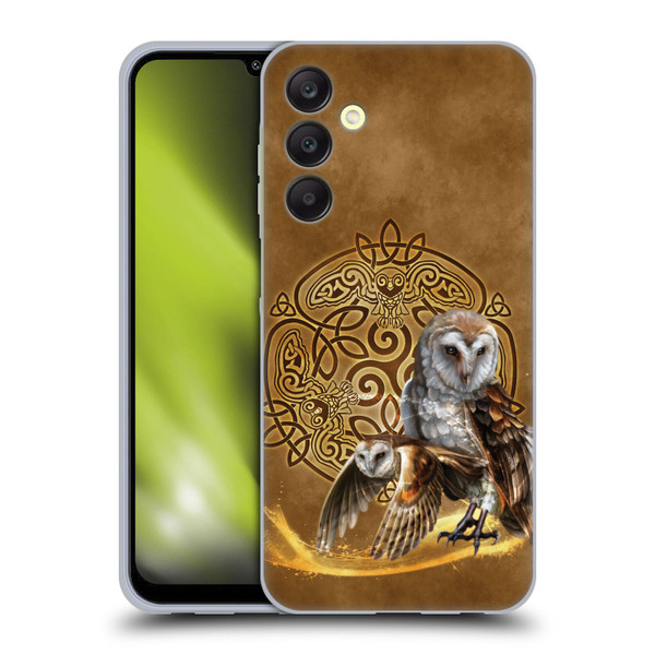 Brigid Ashwood Celtic Wisdom Owl Soft Gel Case for Samsung Galaxy A25 5G