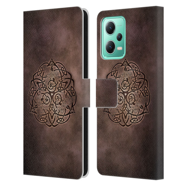 Brigid Ashwood Celtic Wisdom Knot Horse Leather Book Wallet Case Cover For Xiaomi Redmi Note 12 5G