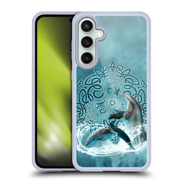 Brigid Ashwood Celtic Wisdom Dolphin Soft Gel Case for Samsung Galaxy S23 FE 5G