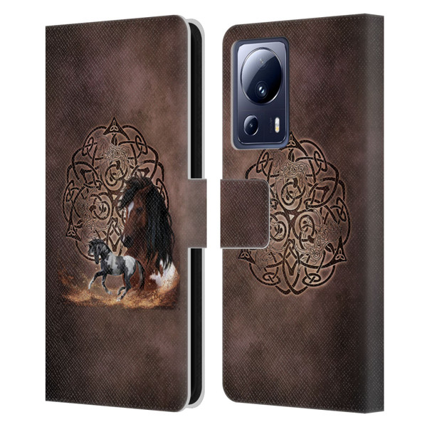 Brigid Ashwood Celtic Wisdom Horse Leather Book Wallet Case Cover For Xiaomi 13 Lite 5G