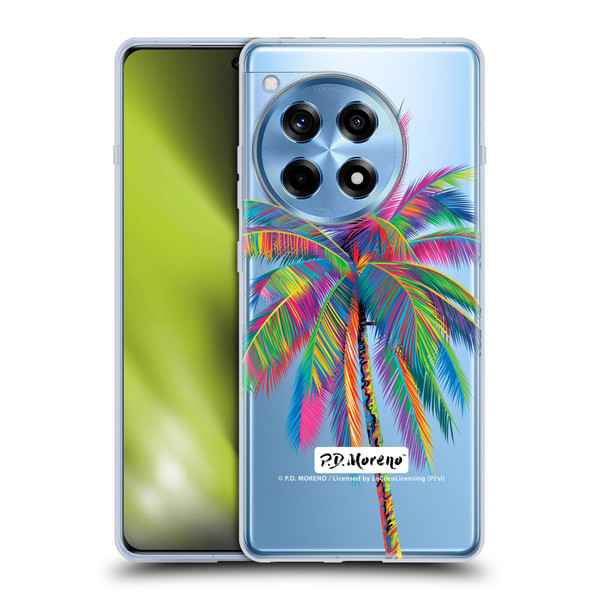 P.D. Moreno Assorted Design Palm Tree Soft Gel Case for OnePlus 12R