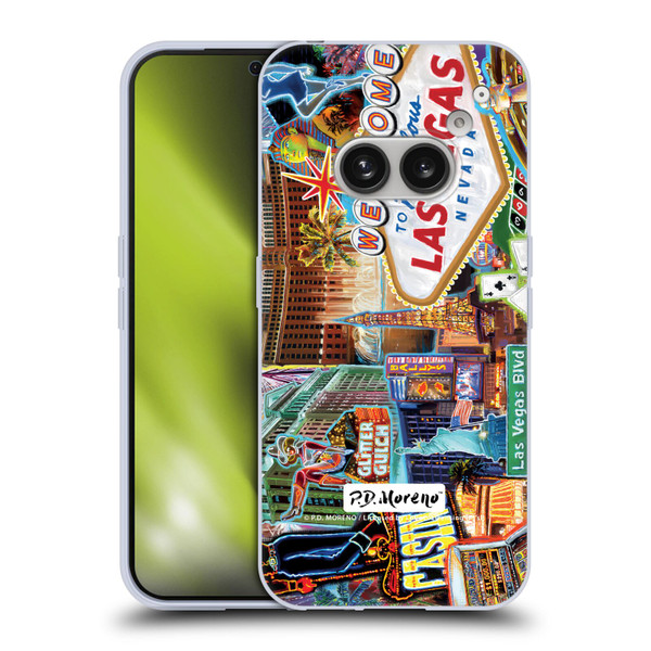 P.D. Moreno Cities Las Vegas 1 Soft Gel Case for Nothing Phone (2a)