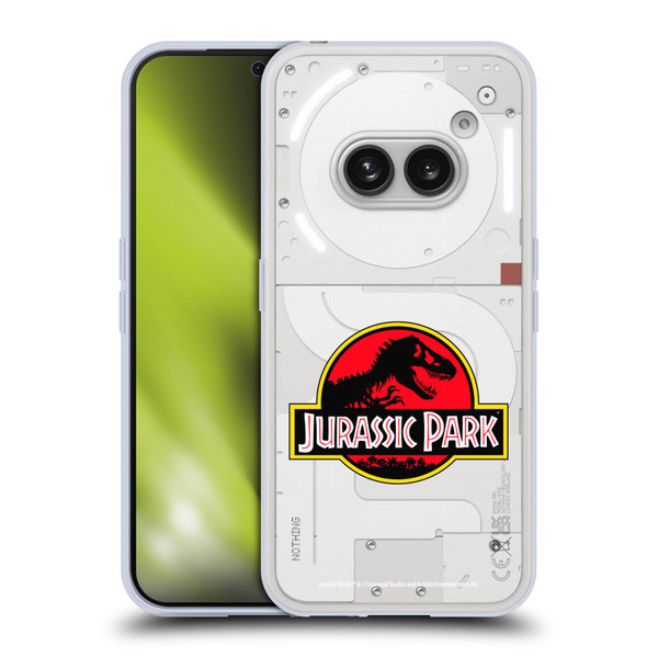 Jurassic Park Logo Plain Soft Gel Case for Nothing Phone (2a)