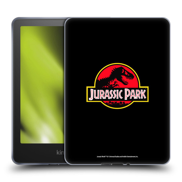 Jurassic Park Logo Plain Black Soft Gel Case for Amazon Kindle Paperwhite 5 (2021)