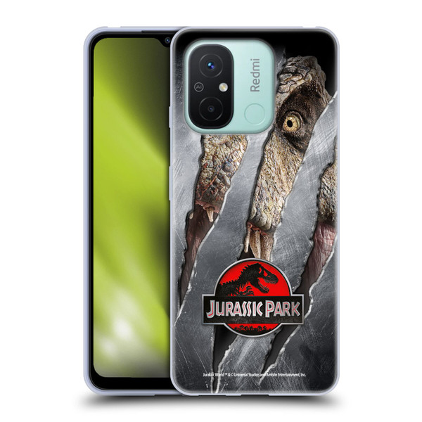 Jurassic Park Logo T-Rex Claw Mark Soft Gel Case for Xiaomi Redmi 12C