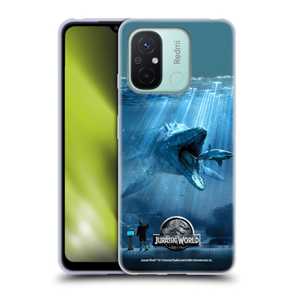 Jurassic World Key Art Mosasaurus Soft Gel Case for Xiaomi Redmi 12C