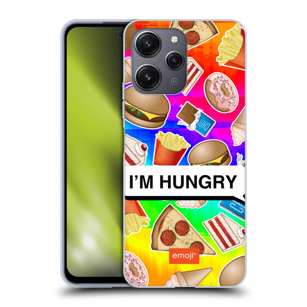 emoji® Food Hungry Soft Gel Case for Xiaomi Redmi 12