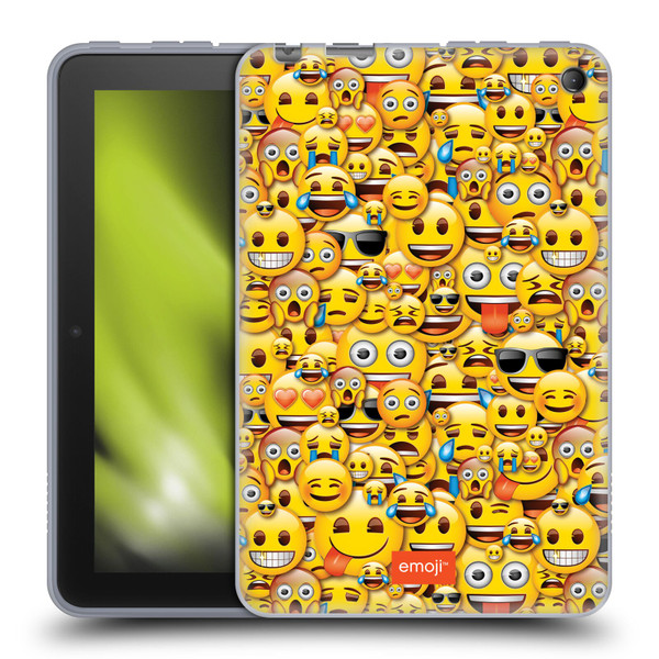 emoji® Full Patterns Smileys Soft Gel Case for Amazon Fire 7 2022