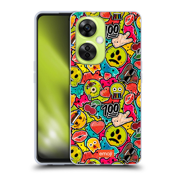 emoji® Graffiti Colours Soft Gel Case for OnePlus Nord CE 3 Lite 5G