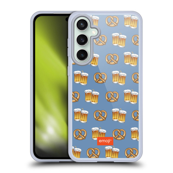 emoji® Oktoberfest Beer And Pretzel Soft Gel Case for Samsung Galaxy S23 FE 5G