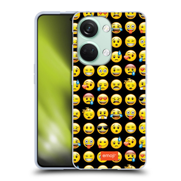 emoji® Smileys Pattern Soft Gel Case for OnePlus Nord 3 5G